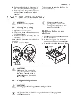 Предварительный просмотр 17 страницы Electrolux EWW1696SWD User Manual