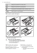 Предварительный просмотр 18 страницы Electrolux EWW1696SWD User Manual