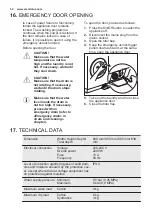 Предварительный просмотр 32 страницы Electrolux EWW1696SWD User Manual