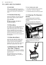 Предварительный просмотр 28 страницы Electrolux EWW8023AEWA User Manual