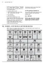 Предварительный просмотр 70 страницы Electrolux EWW8023AEWA User Manual