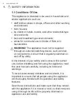 Preview for 4 page of Electrolux EWW8024E3WB User Manual