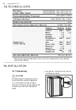 Preview for 38 page of Electrolux EWW8024E3WB User Manual