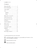 Preview for 4 page of Electrolux EWX 12550 W User Manual