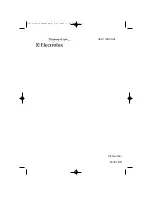 Preview for 1 page of Electrolux EX401ISB User Manual