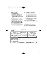 Preview for 38 page of Electrolux EX401ISB User Manual