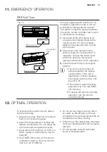 Предварительный просмотр 31 страницы Electrolux EXC09JEIWI User Manual