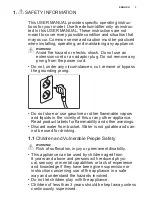 Preview for 3 page of Electrolux EXD16DN3W User Manual