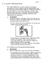 Preview for 3 page of Electrolux EXD16DN4W User Manual