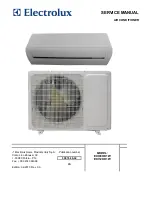 Предварительный просмотр 1 страницы Electrolux EXI09HD1W Service Manual