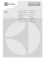 Предварительный просмотр 1 страницы Electrolux EXl09HL1W Installation Manual