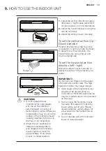 Preview for 19 page of Electrolux EXM12HJESI User Manual