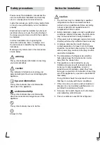 Preview for 3 page of Electrolux EXM18HV1W Installation Manual