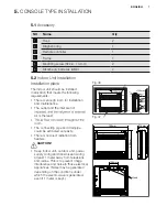 Предварительный просмотр 7 страницы Electrolux EXS09JEIW Installation Manual