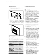 Предварительный просмотр 48 страницы Electrolux EXS09JEIW Installation Manual