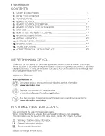 Preview for 2 page of Electrolux EXS09JEIW User Manual