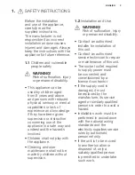 Preview for 3 page of Electrolux EXS09JEIW User Manual