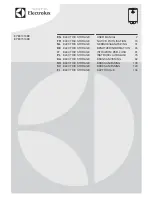 Preview for 1 page of Electrolux EYE01016EE User Manual