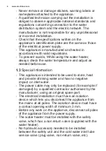 Preview for 4 page of Electrolux EYE030S1WE User Manual