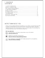 Preview for 2 page of Electrolux EYL10516WM User Manual