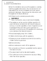 Preview for 4 page of Electrolux EYL10516WM User Manual