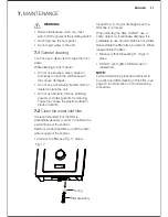 Preview for 21 page of Electrolux EYL10516WM User Manual