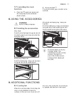 Предварительный просмотр 11 страницы Electrolux EZA2400AOX User Manual