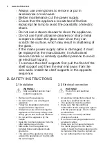 Preview for 4 page of Electrolux EZA5420AOX User Manual