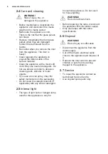 Preview for 6 page of Electrolux EZA5420AOX User Manual