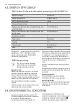 Предварительный просмотр 22 страницы Electrolux EZB3411AOX User Manual