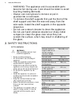 Preview for 4 page of Electrolux EZB53400AX User Manual