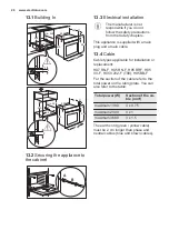 Предварительный просмотр 26 страницы Electrolux EZF5C50V User Manual