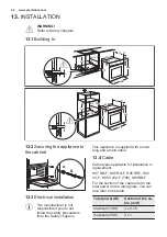 Preview for 24 page of Electrolux EZF5E40X User Manual