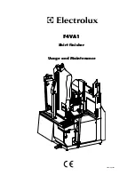 Preview for 1 page of Electrolux F4VA1 Usage And Maintenance Manual