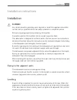 Preview for 33 page of Electrolux FAVORIT 40010 VI User Manual