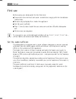Предварительный просмотр 10 страницы Electrolux FAVORIT 40760 User Manual