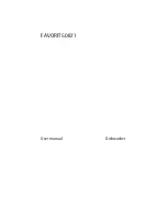 Electrolux FAVORIT 40860 User Manual preview