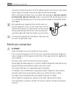 Предварительный просмотр 36 страницы Electrolux FAVORIT 55010 VIL User Manual