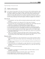 Preview for 3 page of Electrolux FAVORIT 65019 U User Manual