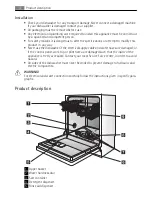 Preview for 4 page of Electrolux FAVORIT 65019 U User Manual