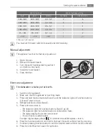 Предварительный просмотр 11 страницы Electrolux FAVORIT 65411 VI User Manual