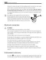 Предварительный просмотр 40 страницы Electrolux FAVORIT 88010 User Manual