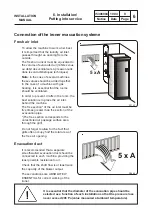 Предварительный просмотр 21 страницы Electrolux FC48 Installation Manual