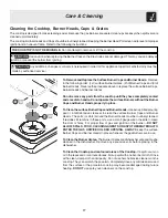 Preview for 17 page of Electrolux FCS366EC Use & Care Manual