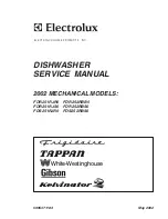 Electrolux FDR251RJR0 Service Manual предпросмотр