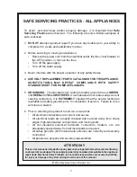 Preview for 4 page of Electrolux FDR251RJR0 Service Manual