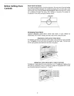 Preview for 9 page of Electrolux FEF365CGSC Owner'S Manual