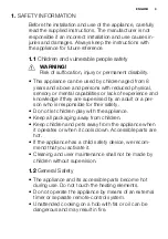 Preview for 3 page of Electrolux FEH60G2102 User Manual
