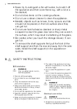 Preview for 4 page of Electrolux FEH60P2101 User Manual