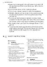 Preview for 4 page of Electrolux FEH60P2102 User Manual